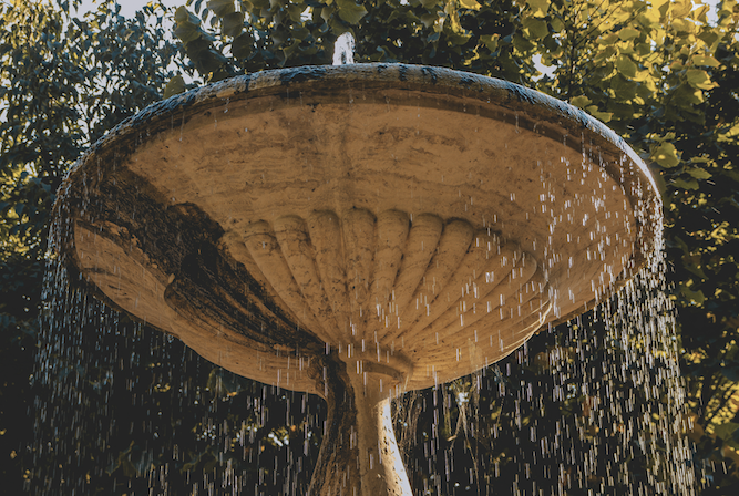 A fountain like this can bring peace and beauty into your outdoor space